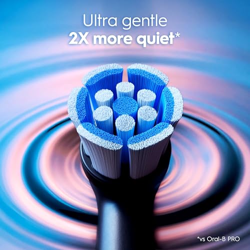 Oral-B iO2 Electric Toothbrush, for an Easy Switch to Electric, Night Black, Rechargeable Electric Toothbrushes, iO Series 2 Limited with 1 Power Toothbrush, 1 Brush Head, and 1 Travel Case