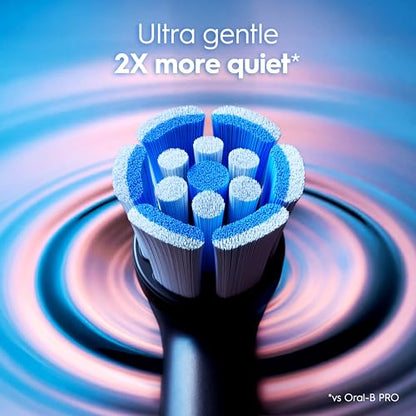 Oral-B iO2 Electric Toothbrush, for an Easy Switch to Electric, Night Black, Rechargeable Electric Toothbrushes, iO Series 2 Limited with 1 Power Toothbrush, 1 Brush Head, and 1 Travel Case