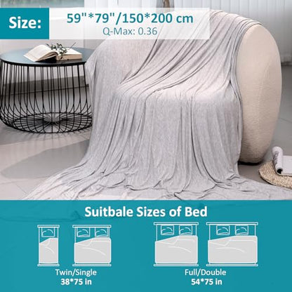 Uplayteck Cooling Blanket, 2-Sided Ice Summer Blanket for Hot Sleepers