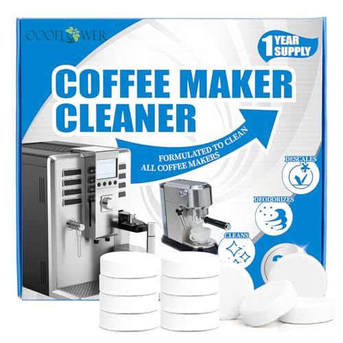 OOOFLOWER Coffee Machine Cleaner Tablets,Espresso Cleaning Tablets-24 Count