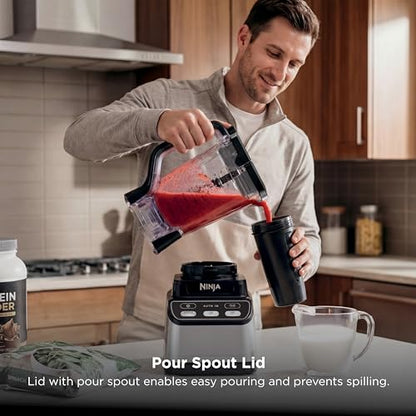 Ninja Professional Blender 2.0, CCO750BSL, 1400W, 72oz/2.1L