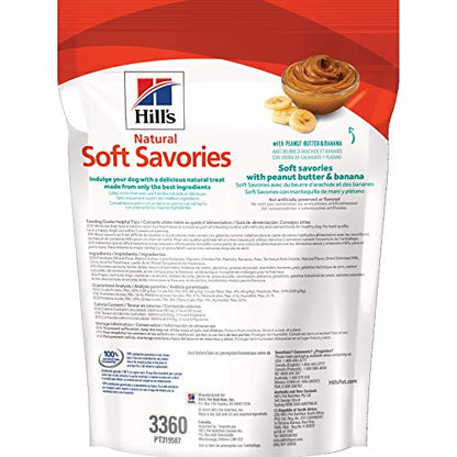 Hill's Natural Soft Savories, All Life Stages, Dog Treats, 8 oz Bag