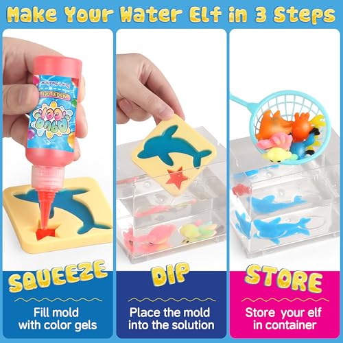 wookidel Aqua Fairy Water Gel Kit for Kid, Magic Water Elf Toy Kits