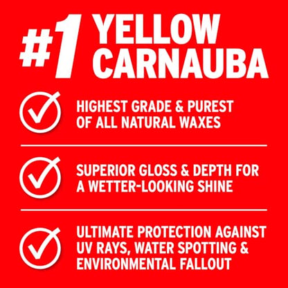 Mothers 35500 California Gold Brazilian Carnauba Cleaner Wax Paste, 12-Ounce