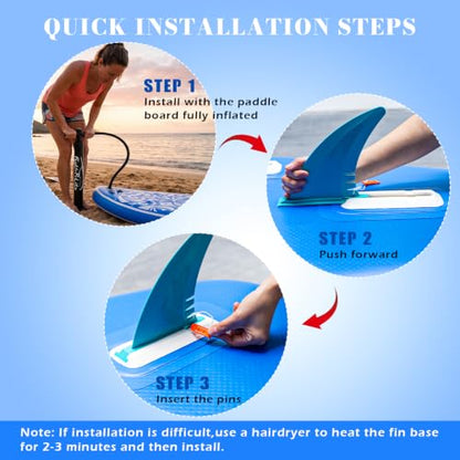 FEATH-R-LITE Inflatable Stand Up Paddle Board with Beginner SUP Accessories