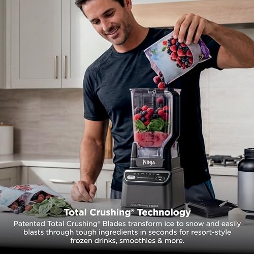 Ninja Professional Blender 2.0, CCO750BSL, 1400W, 72oz/2.1L