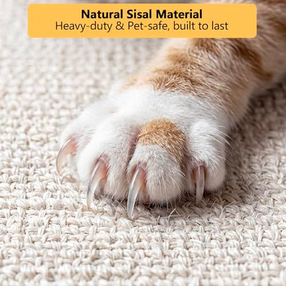 Large Cat Scratcher Side Table for Couch, Couch Protector End Table