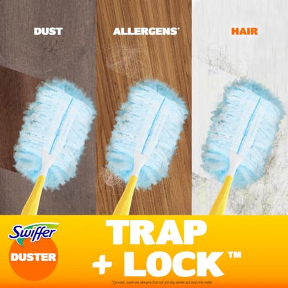 Swiffer Dusters Refill for Cleaning, Feather & Microfiber Duster Alternative, Unscented, 10 Count