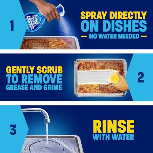 Dawn Powerwash Spray, Dish Soap, Dishwashing Liquid, Fresh, 1 Starter Kit + 3 Refills, 4x473 mL