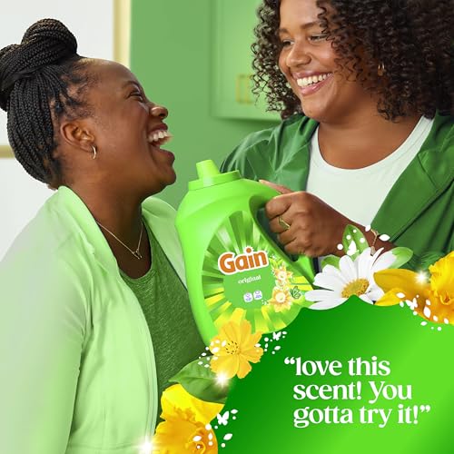 Gain Aroma Boost Liquid Laundry Detergent, Original Scent, HE Compatible, 107 Loads, 4.55L