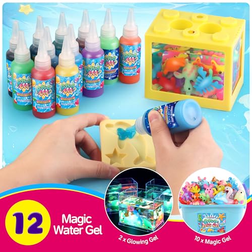 wookidel Aqua Fairy Water Gel Kit for Kid, Magic Water Elf Toy Kits