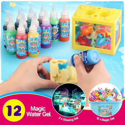 wookidel Aqua Fairy Water Gel Kit for Kid, Magic Water Elf Toy Kits