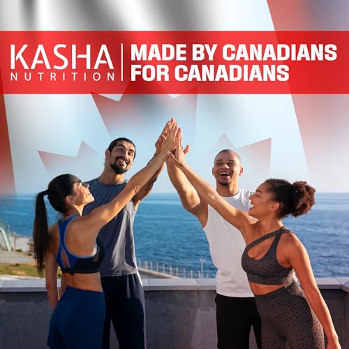 Kasha Purified Shilajit Capsules - 500mg/Serving - 50% Fulvic Acid - 120 Ct | Provide Antioxidants & Alleviate Painful Urination - Pure Himalayan, Made in Canada