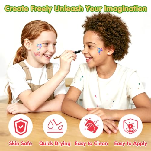 Gifts for Teenage Girls,Christmas Teen Girl Gifts,Temporary Tattoo Pens,9