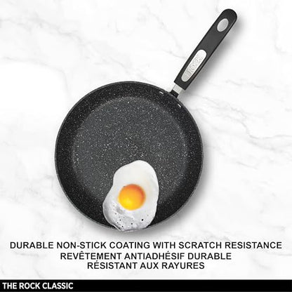 Starfrit The Rock Classic 28cm (11") Fry Pan, Non-Stick, Black