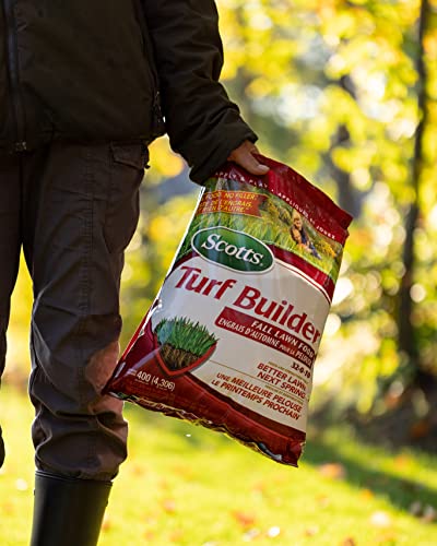 Scotts Fall Turf Builder Lawn Food 32-0-10, 5.2kg (400 sq Meters / 4,306 sq feet Coverage) | Prepare Your Lawn for Winter | Fall Lawn Fertilizer