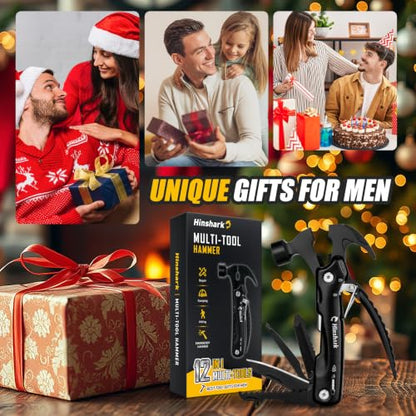 Christmas Stocking Stuffers for Men, Gifts for Men 12 in 1 Hammer Multitool