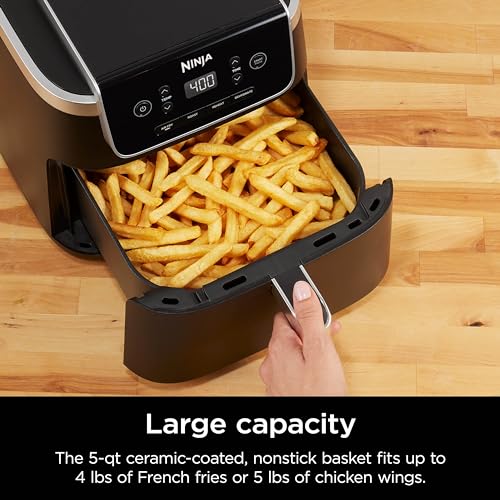 Ninja Air Fryer Pro, 5 Qt/4.7L, 4-in-1, Grey, AF141C