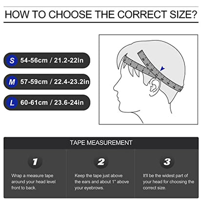 Odoland Ski Helmet, Snowboard Helmet with Ski Goggles for Skiing, Shockproof, Windproof, Safety Snow Sports Helmet and Protective Goggles for Men Women and Youth,Black, L