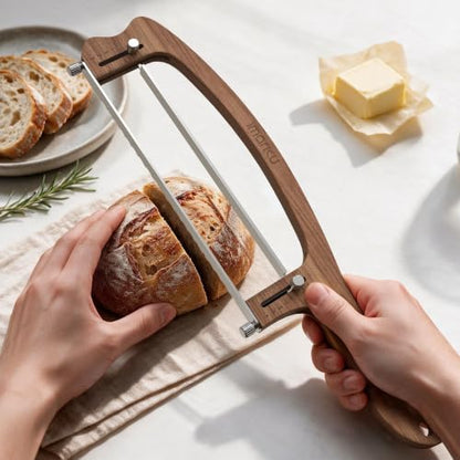 imarku Adjustable Bread Slicer for Homemade Bread, Sourdough Bread Knife
