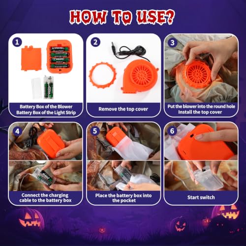 Inflatable Costume Kids, Inflatable Halloween Costumes, Light-Up Fridge