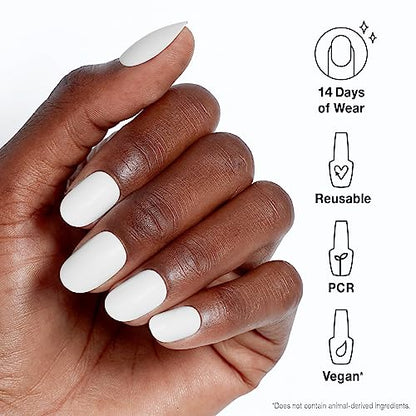 OPI xPRESS/ON Funny Bunny | Soft White Short Round Press On Nails