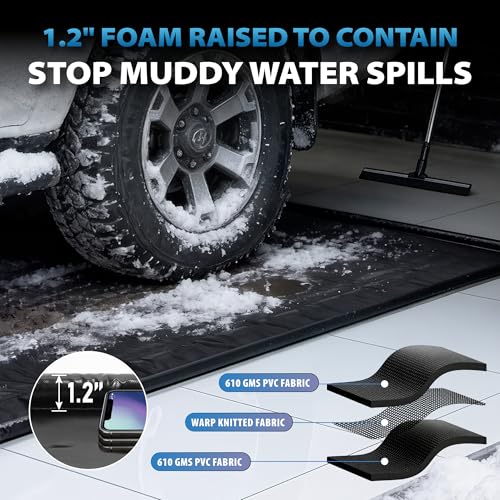 Aegis Mats 7'9" x 16' Garage Floor Mat, Non-Slip Containment Mat