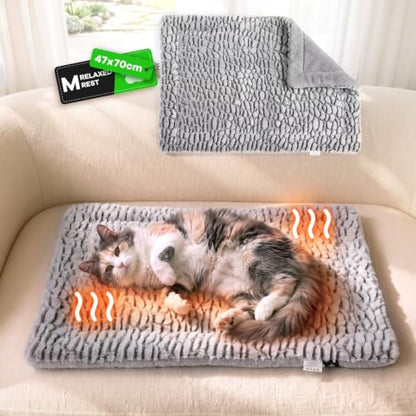 Mora Pets Self Warming Cat Bed Self Heating Cat Pad Pet Mat Indoor Outdoor