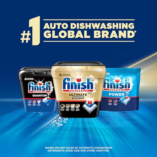 Finish Quantum Ultimate Infinity Shine Dishwasher Detergent Pods, 62 Tabs
