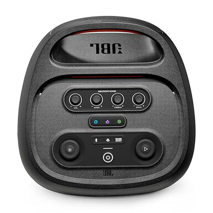 JBL PartyBox 720 - Loudest Battery-Powered Party Speaker with Superior Pro Sound and a Futuristic lightshow, Up to 15 Hours Playtime & IPX4 Splash Proof (Black)