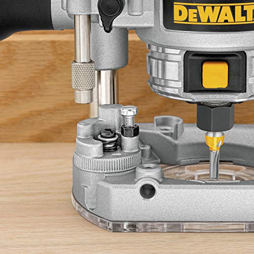 DEWALT Router Fixed/Plunge Base Kit, Variable Speed, 1.25-HP Max Torque (DWP611PK)
