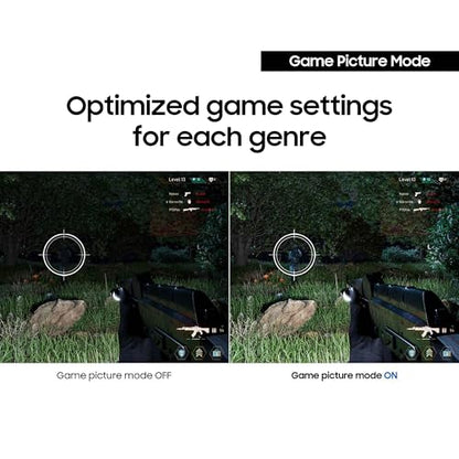 Samsung 24-inch FHD Flat Screen IPS Panel 5ms Monitor with 120 Hz Refresh Rate, Game Picture Mode & Super Slim Design (LS24F320GANXZA) - [Canada Version]