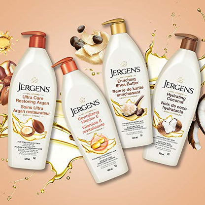 Jergens Travel Size Ultra Care Extra-Dry Skin Moisturizer & Body Lotion (30 mL) (Pack of 4)