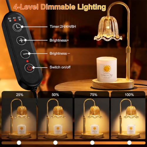 Candle Warmer Lamp Gift for Women Get Well Self Care Gifts Basket for Her