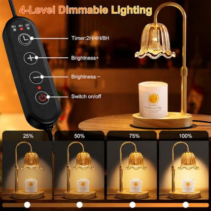 Candle Warmer Lamp Gift for Women Get Well Self Care Gifts Basket for Her