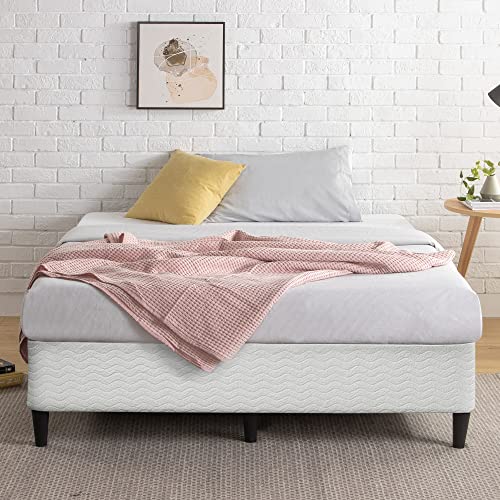 Zinus 14 Inch Free Standing Smart Box Spring/Mattress Foundation/with 9 Support Legs/Strong Steel Structure/Easy Assembly Required, King