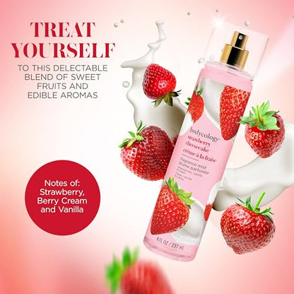 Bodycology Body Mist, Strawberry Cheesecake, Cruelty-Free, 237 mL