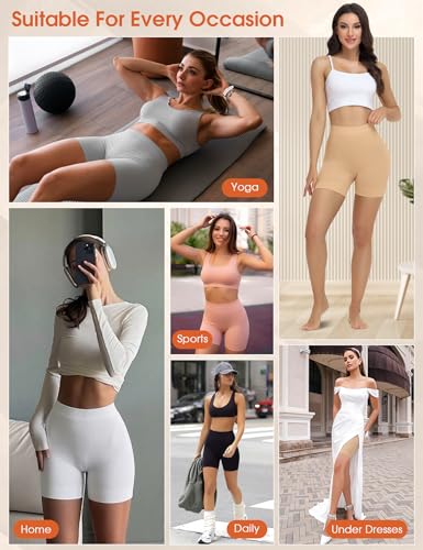 Slip Shorts for Under Dresses Women Anti Chafing Shorts Seamless Boyshort