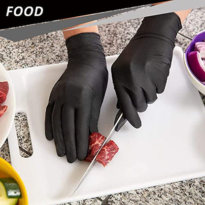 PROMEDIX P Nitrile Gloves, 4mil-100 count, Gloves Disposable Latex Free, Disposable Gloves for Household, Food safe