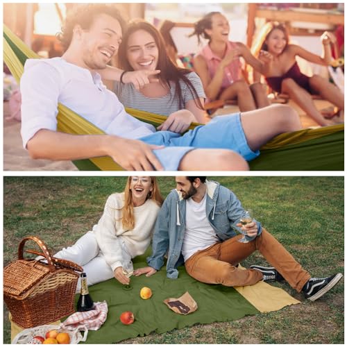 Camping Hammock Portable Nylon Hammocks with Tree Straps for Adults Kids