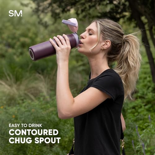 Simple Modern Insulated Sport Water Bottle with Chug Lid | 30oz, Black