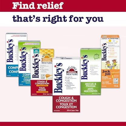 BUCKLEY'S Soothing Mixture Syrup for Cough, Congestion & Sore Throat, 150ml