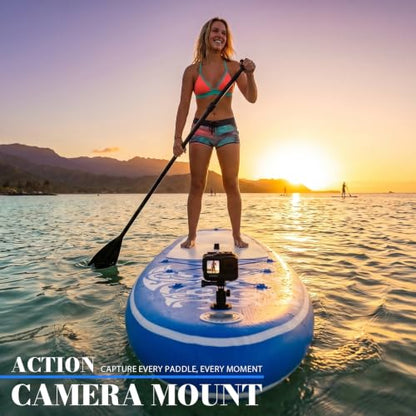 FEATH-R-LITE Inflatable Stand Up Paddle Board with Beginner SUP Accessories