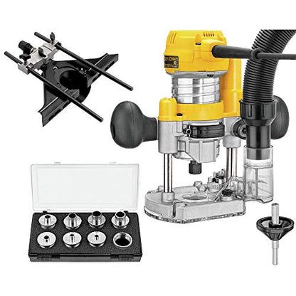 DEWALT Router Fixed/Plunge Base Kit, Variable Speed, 1.25-HP Max Torque (DWP611PK)