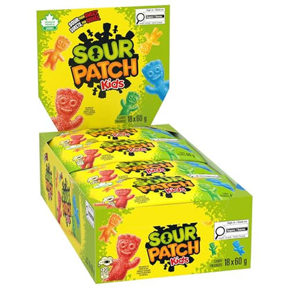 Maynards, Sour Patch Kids Original, Gummy Candy, 60 g (Pack of 18)