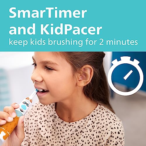 Philips Sonicare for Kids Design-A-Pet Electric Toothbrush, 1 Brush Head
