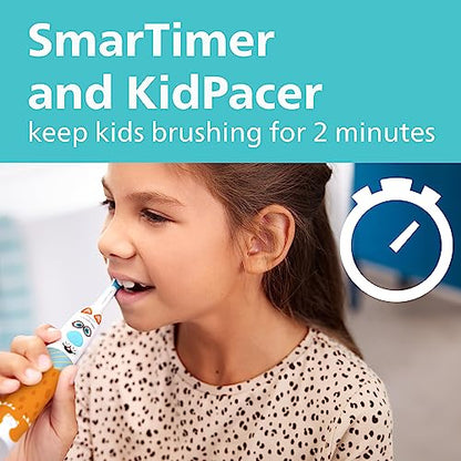 Philips Sonicare for Kids Design-A-Pet Electric Toothbrush, 1 Brush Head