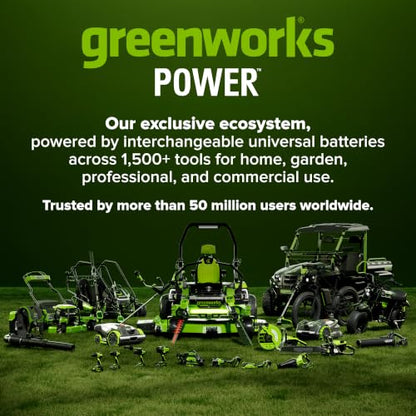 Greenworks 24V Cordless Brushless Combo 400 in-lbs Drill/Driver +1950 in-lbs Impact Driver +6.5" Circular Saw +200LM Flashlight, 2.0Ah + 4.0Ah Batteries (24,000mAh Power Bank) and 65W USB-C Charger