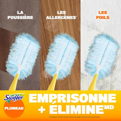 Swiffer Dusters Refill for Cleaning, Feather & Microfiber Duster Alternative, Unscented, 10 Count
