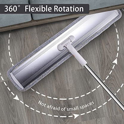 32 in Flat Mop for Cleaning Floors Heavy Duty Microfiber Wet Mop
